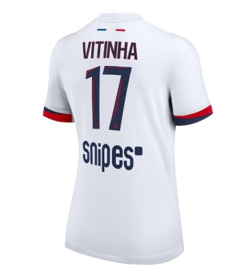 Paris Saint-Germain Vitinha #17 Replik Auswärtstrikot Damen 2025-26 Kurzarm